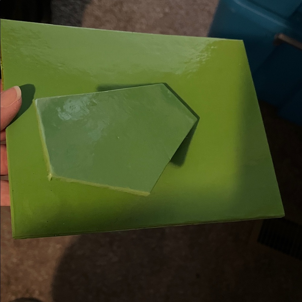 40th Birthday photo frame sign or Standing Card - Green - Picture 2 of 4